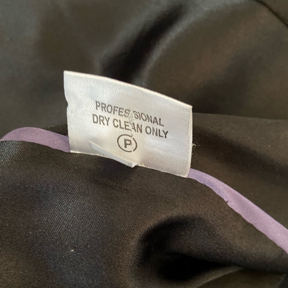 Sold! Calvin Klein Pea Coat Jacket Black Medium - Picture 8 of 8